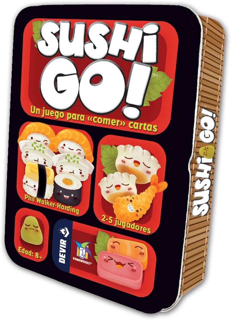 Devir - Sushi Go, Juego de Mesa, Juego de Cartas, Juego de Mesa con Amigos, Juego para Fiestas, Juego de Mesa 8 años (BGSUSHI) - ¿Vale la pena?