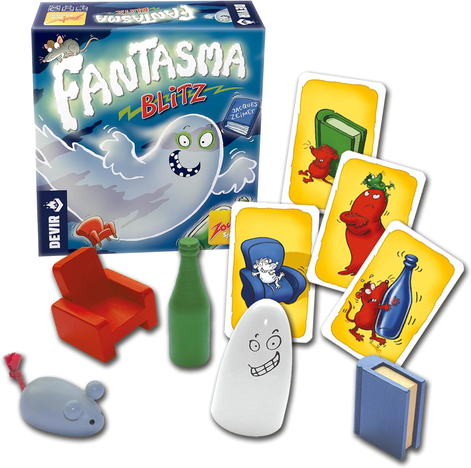 Devir - Fantasma Blitz, Juego de mesa, Juegos de Mesa 8 años, Juego de Cartas, Juego para Fiestas (BGBLITZ) - ¿Vale la pena?