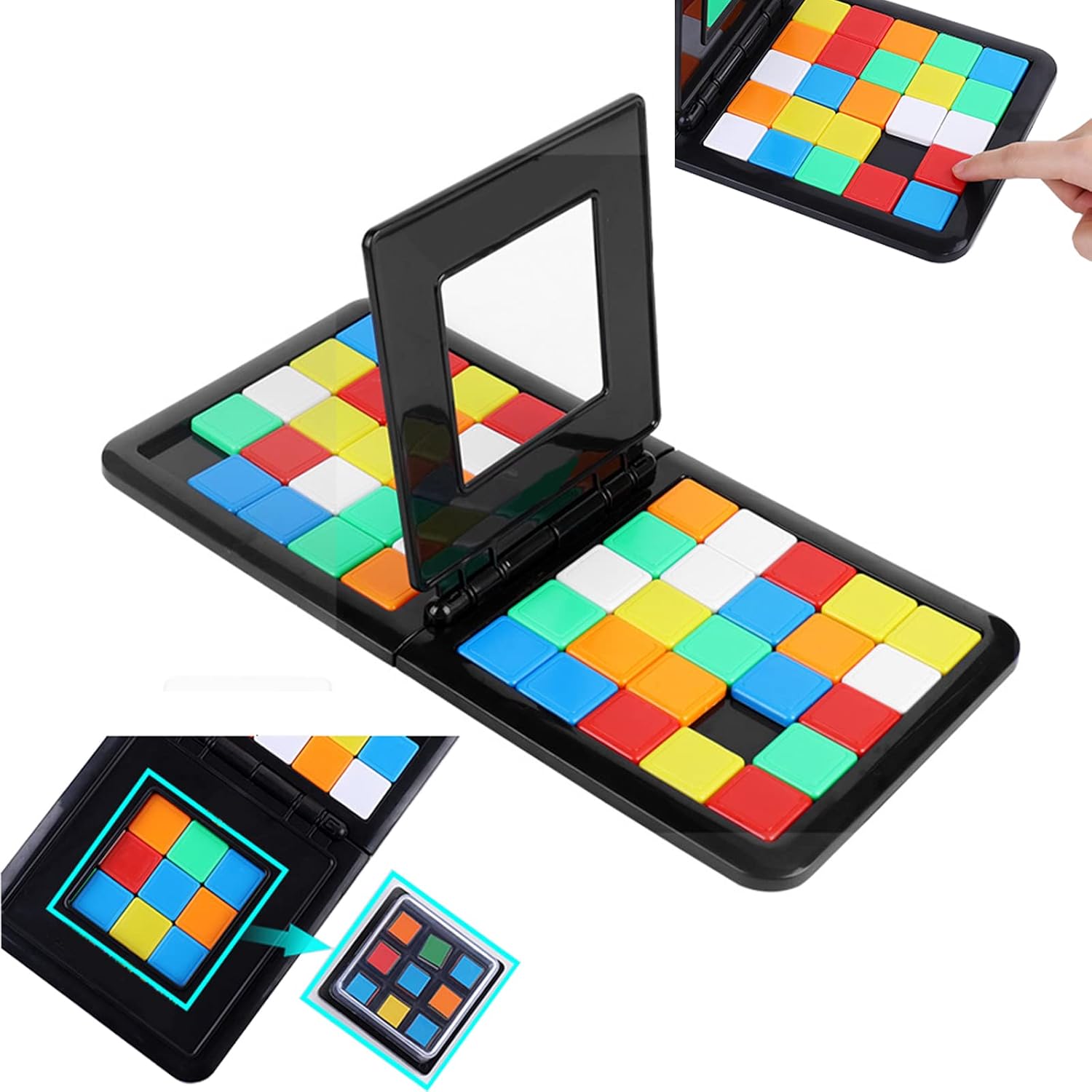 EACHHAHA Magic Block Game Juego de competición Juego de Mesa para Dos Personas Juego Interactivo para Padres e Hijos Juego Educativo para niños, 2 jugadores - ¿Vale la pena?