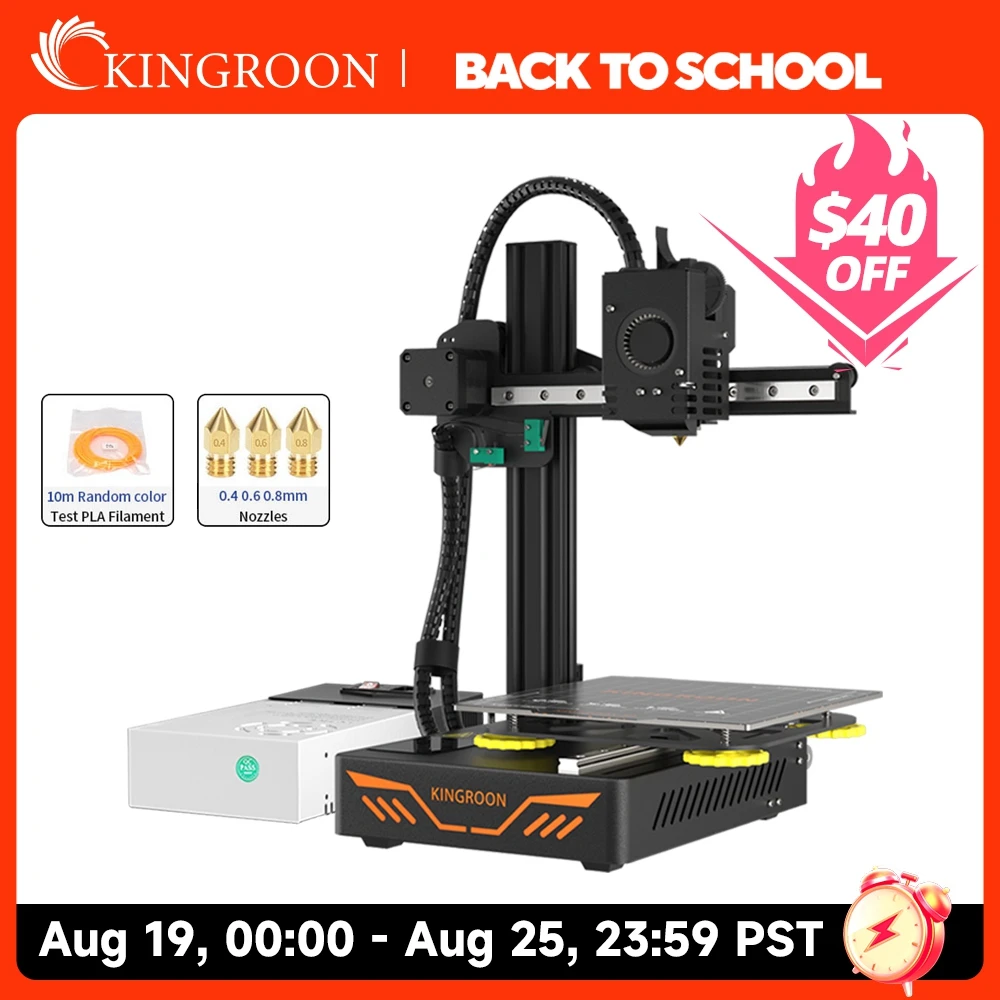 KINGROON-impresora 3D KP3S, máquina de impresión de alta precisión mejorada, Kit de impresora 3d FDM, pantalla táctil, tamaño de impresión 180x180x180mm - ¿Vale la pena?