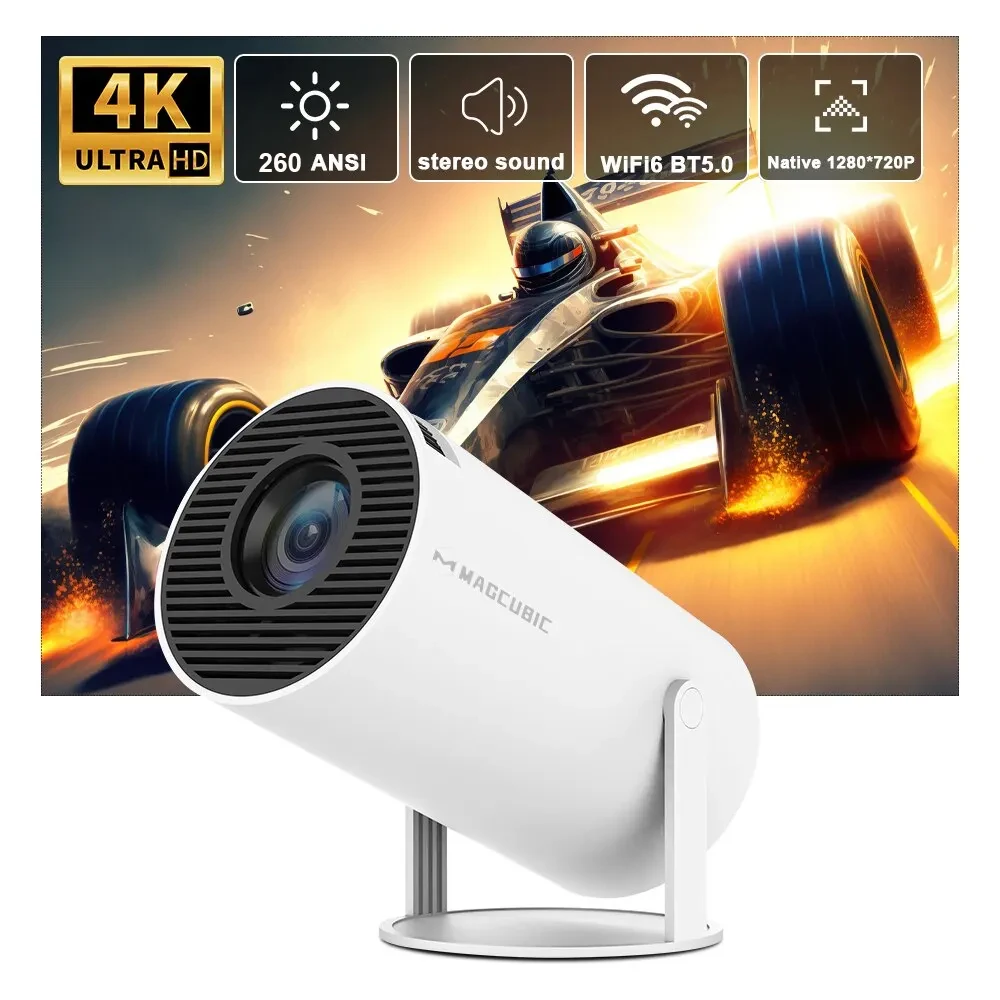 Magcubic-proyector HY300 Pro, 4K, Android 11, Dual, Wifi6, 260ANSI, Allwinner H713, BT5.0, 1080P, 1280x720P, cine en casa, proyector al aire libre - ¿Vale la pena?