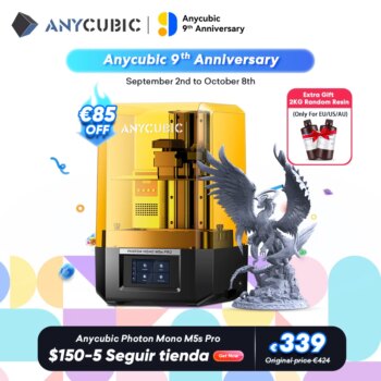 ANYCUBIC Photon Mono M5s Pro: Impresora 3D LCD 14K, 10.1''