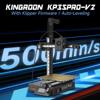 Impresora 3D KINGROON KP3S Pro V2 - FDM, 500 mm/s