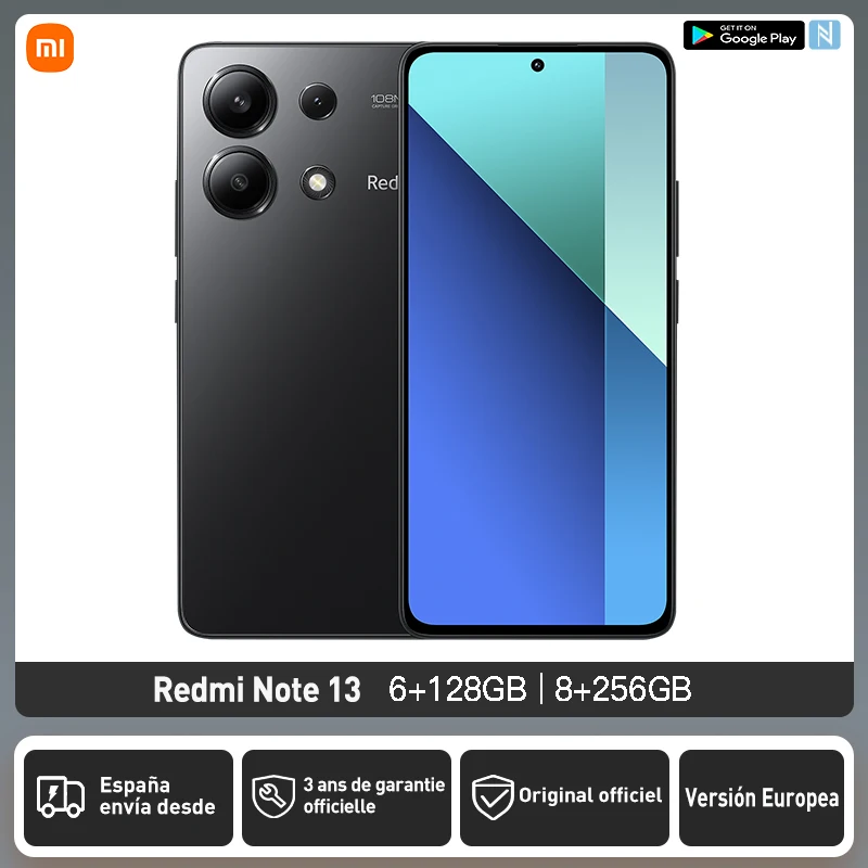 Xiaomi Redmi Note 13 Versión Global 128GB/256GB Snapdragon 685 Pantalla AMOLED de 6,67