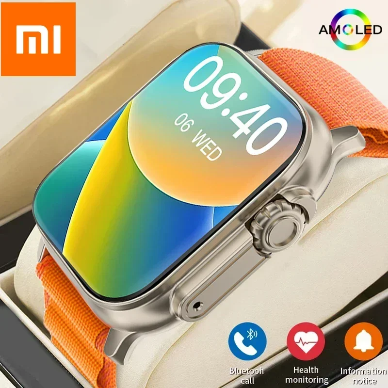 Xiaomi-reloj inteligente T900 Ultra 2 para hombre, Serie de 49mm, Pantalla AMOLED de 8 pulgadas, NFC, brújula, resistente al agua, Apple Watch, IWO Ultra 8 - ¿Vale la pena?