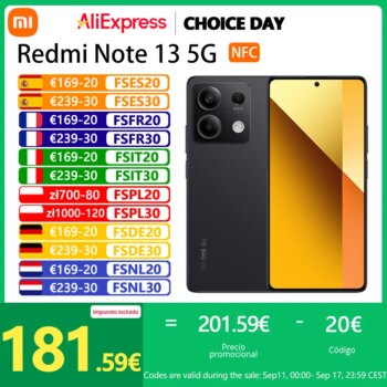 Xiaomi Redmi Note 13 5G: 6GB RAM, 128GB, 108MP, 120Hz