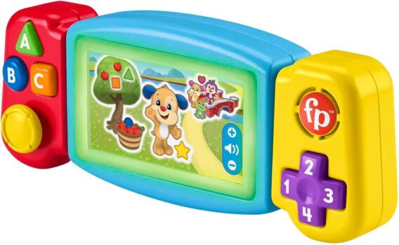 Fisher-Price Ríe y Aprende Videoconsola Interactiva para Bebés +9 Meses