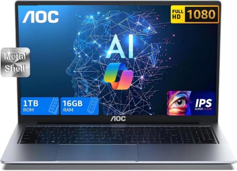 AOC - Gaming portátil 16.1'' Intel Core Ultra 5, 16GB RAM, 1TB SSD