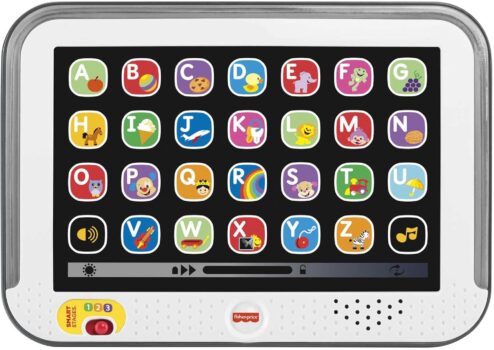 Fisher-Price: Ríe y Aprende Mi Primera Tablet - Juguete Educativo para Bebés +1 año