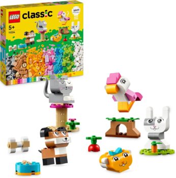 LEGO Classic Mascotas Creativas - Animales de Juguete para Niños 11034