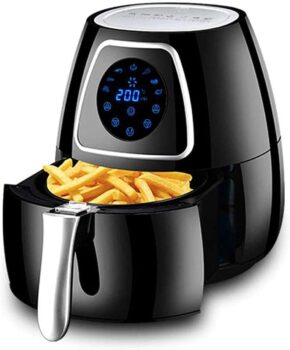 Air Fryer Sin Aceite, 1300W, 2.8L, Negro