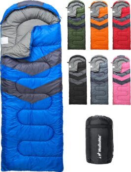 Saco de Dormir MalloMe Ultraligero y Compacto - Ideal para Camping y Senderismo