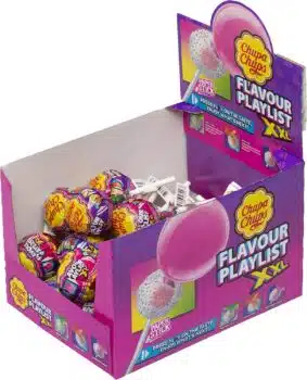 Chupa Chups XXL de Sabores Variados, Display de 25 unidades, 725 g