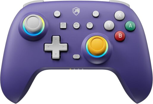 Mando Inalámbrico ECHTPower para Switch - Diseño Retro, RGB, Turbo, Vibraciones, PC y más