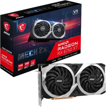 Tarjeta Gráfica MSI RX 6750 XT 12GB GDDR6