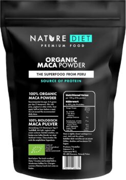 Maca Orgánica 1000g - Raíz en Polvo, Sin Gluten