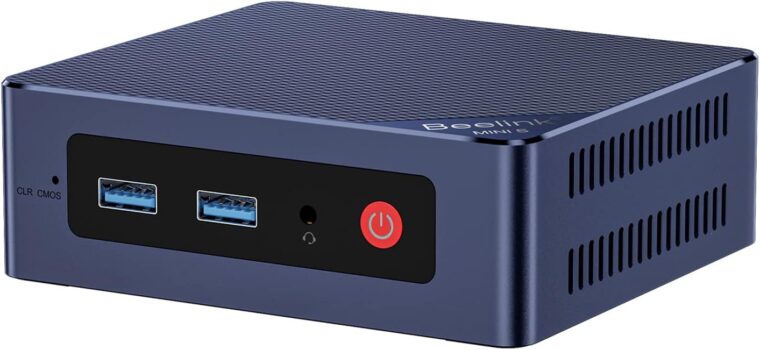 Beelink Mini PC 12ª gen. Intel Alder Lake- i9-5, 16GB RAM 500GB SSD, Dual HDMI/WiFi 5/BT 4.2/RJ45/WOL