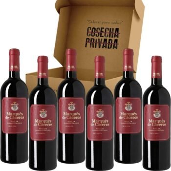 Marques de Caceres Crianza - Envío Gratis 24 H - Caja de 6 Botellas - Vino Tinto Rioja