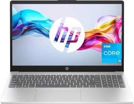 HP 15-fd0193ns - Portátil 15.6" FHD (i3, 8GB RAM, 512GB SSD, Gráficos UHD, Plata/Azul) - QWERTY Español