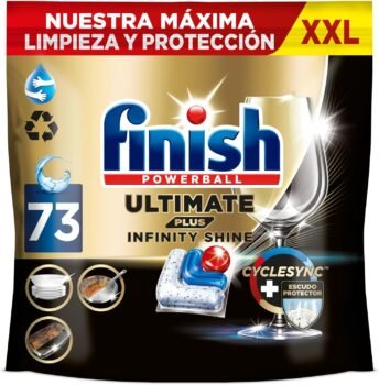 Finish Ultimate Plus Infinity Shine Pastillas para Lavavajillas
