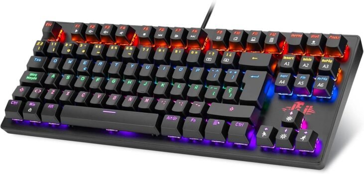 Rii Teclado Gaming TKL Mecánico