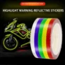 Cinta Reflectante para Llantas de Motocicleta – 5 Colores