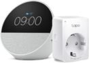Echo Spot + Tapo P100MA Kit Inteligente con Alexa