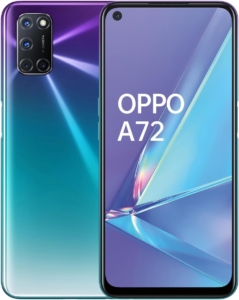 Oppo A72 – Smartphone 128GB, 4GB RAM, Dual Sim (Aurora Purple)