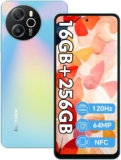 Blackview Shark8 – Teléfono Móvil Android Libres, 16GB+256GB, Helio G99, Cámara 64MP, 6.78» FHD+, 5000mAh 33W, NFC/GPS