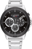 Reloj Tommy Hilfiger para hombre, multifunción, correa de acero inoxidable